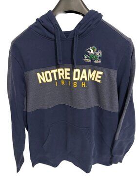 Notre Dame Fighting Irish Hooded Sweatshirt Mens Size XL Captivating Embroidered